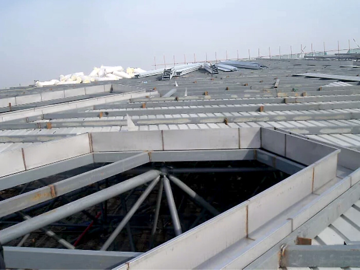 大安安吉县体育馆网架