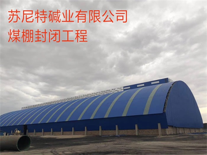 大安碱业有限公司煤棚封闭工程