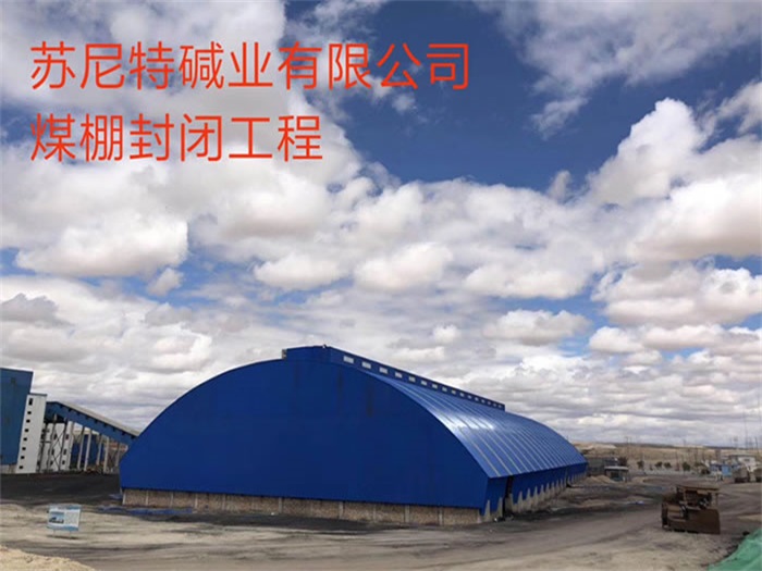 大安碱业有限公司煤棚封闭工程